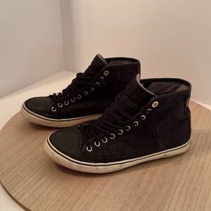 Tretorn Gore-Tex High Top Sneakers Black Women’s Size 6 Waterproof Casual Shoes